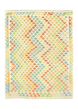 Kelim Carpet - orientalisk matta - 189 x 151 cm - färgad