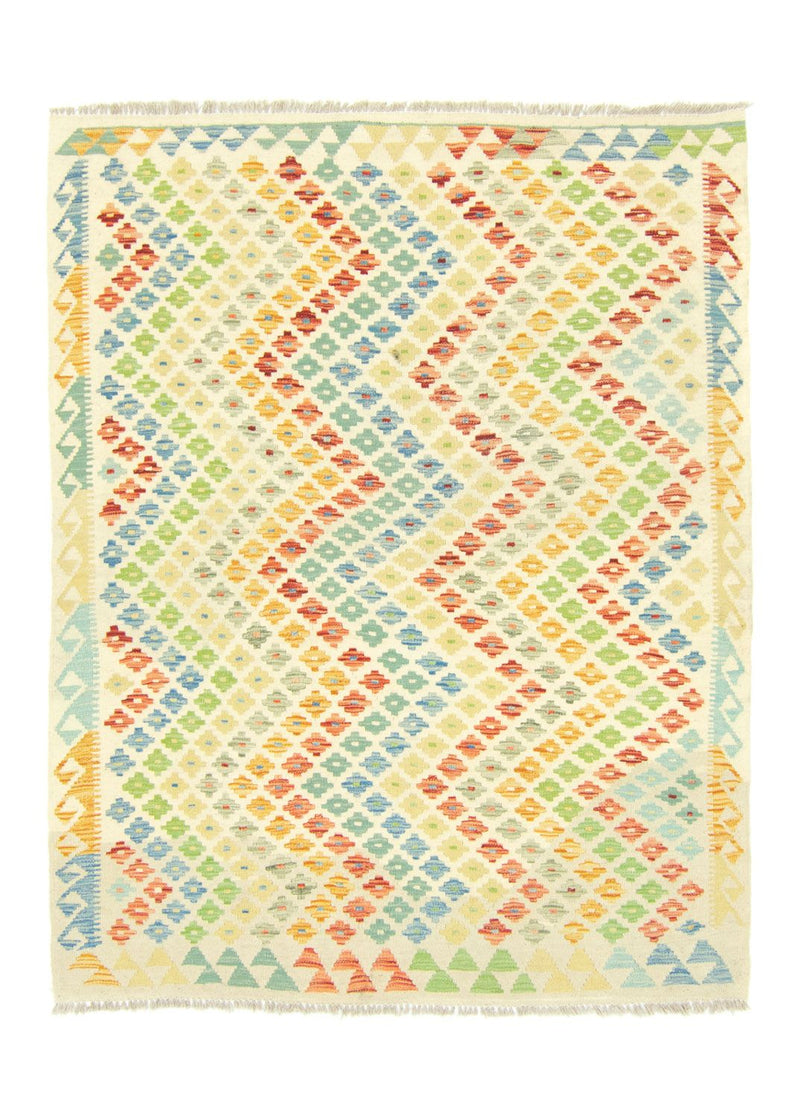 Kelim Carpet - orientalisk matta - 189 x 151 cm - färgad