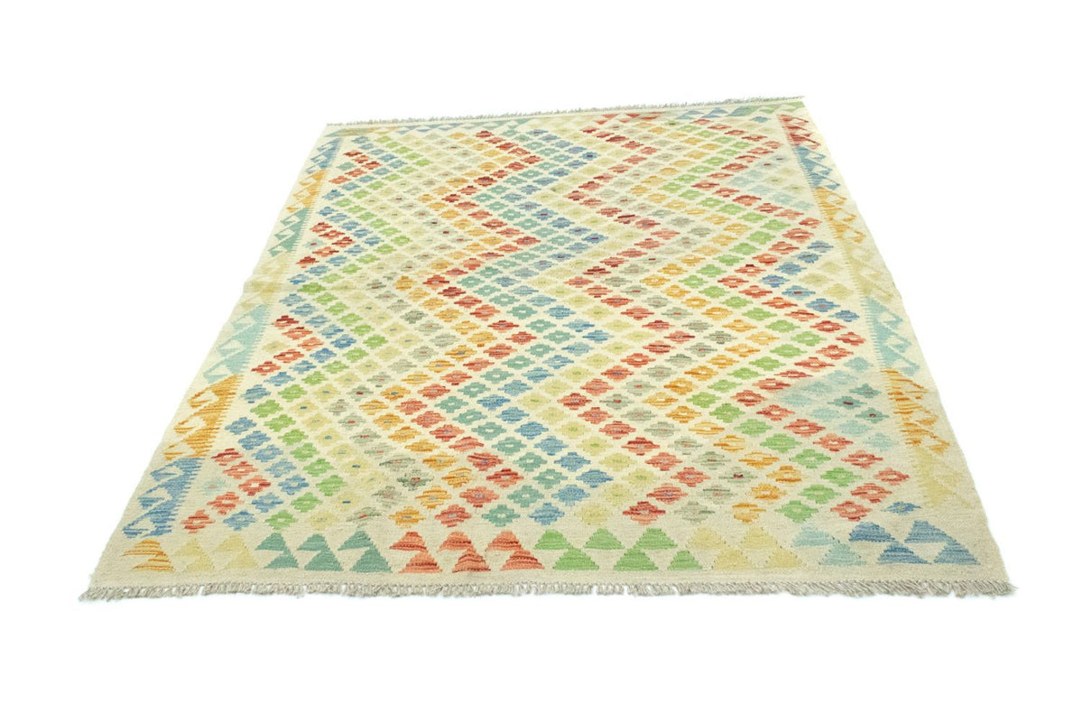 Kelim Carpet - orientalisk matta - 189 x 151 cm - färgad