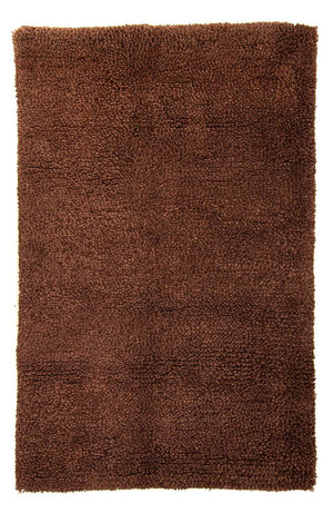 Hög luggmatta - 230 x 150 cm - brun