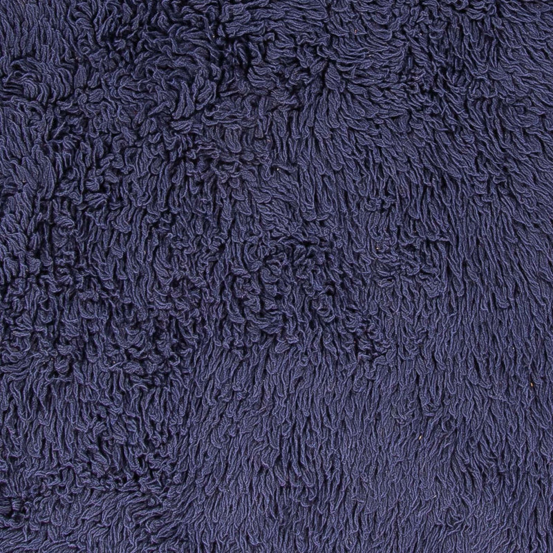 Hög luggmatta runt  - 260 x 260 cm - mörkblå