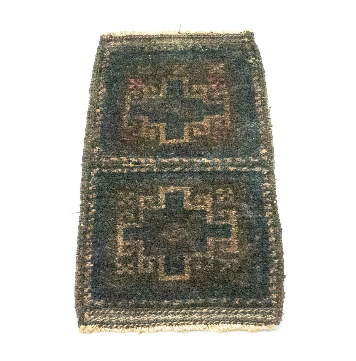 Afghansk matta - 47 x 25 cm - blå