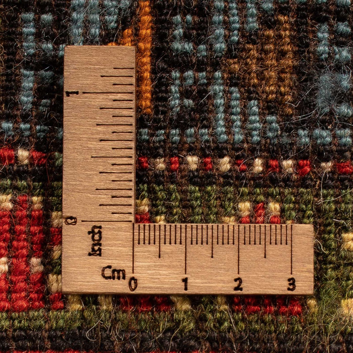 Persisk matta - Nomadic - 210 x 180 cm - mörkblå