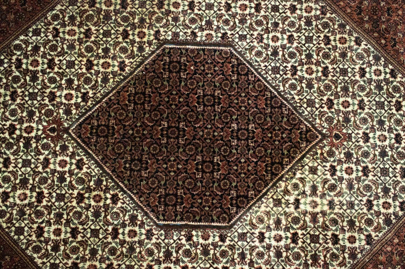 Persisk matta - Bijar - 354 x 306 cm - brun