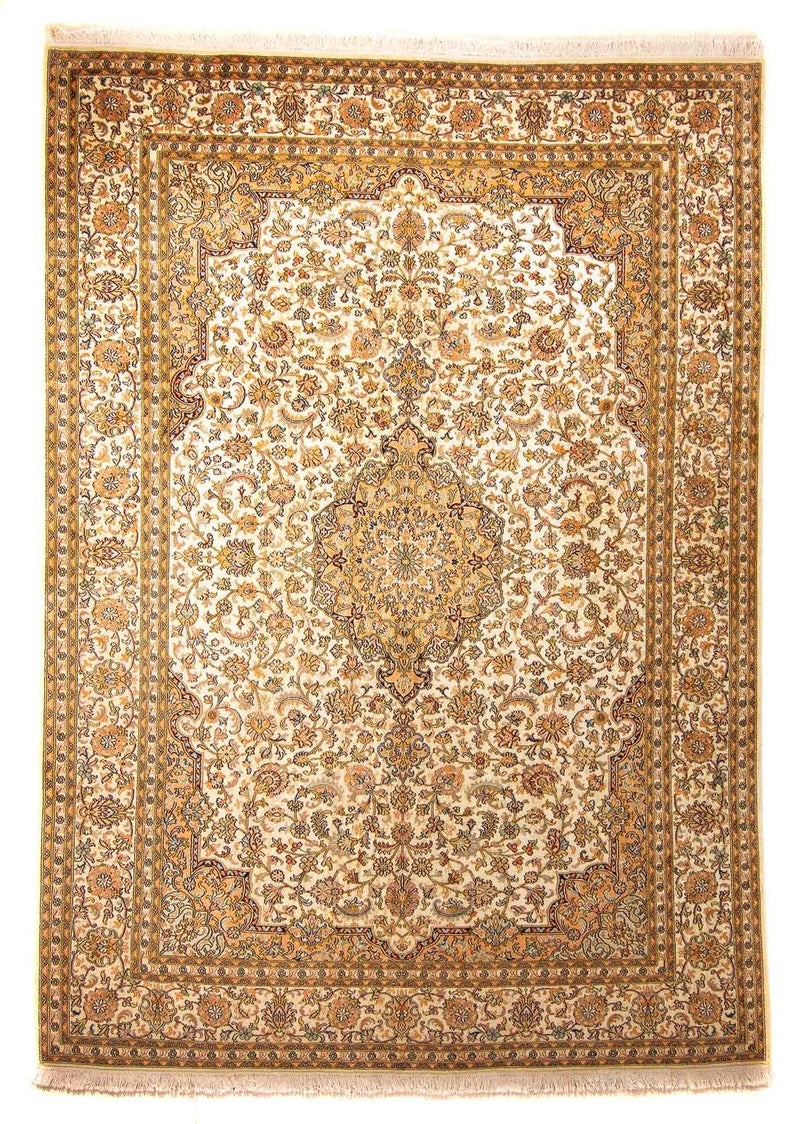 Sidenmatta - Kashmir Silk - 302 x 215 cm - beige