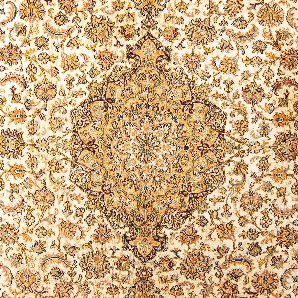Sidenmatta - Kashmir Silk - 302 x 215 cm - beige