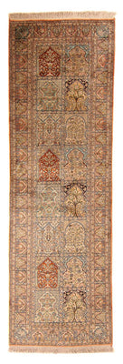 Runner Sidenmatta - Kashmir Silk - 310 x 94 cm - flerfärgad