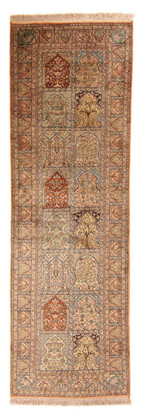 Runner Sidenmatta - Kashmir Silk - 310 x 94 cm - flerfärgad