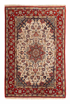 Persisk matta - Isfahan - Premium - 166 x 110 cm - beige