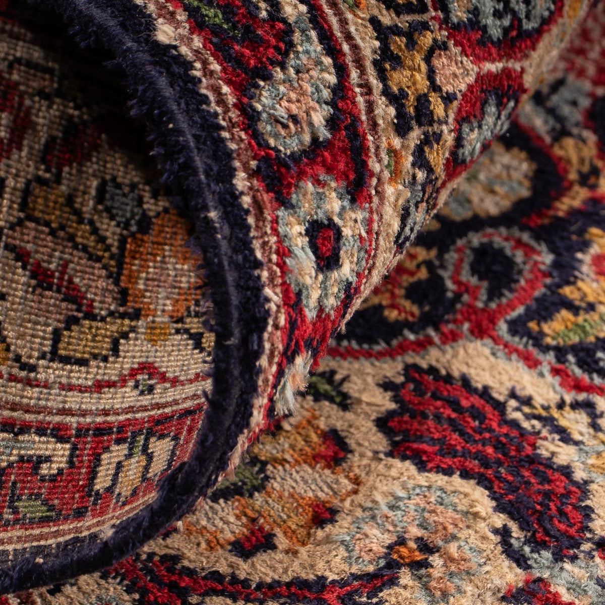 Orientaliska mattor - Indus - 123 x 81 cm - mörkblå