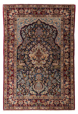 Persisk matta - Isfahan - Premium - 173 x 117 cm - mörkblå