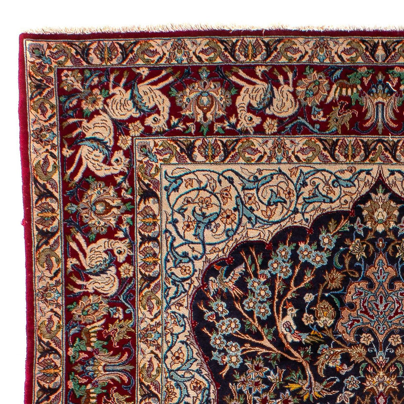 Persisk matta - Isfahan - Premium - 173 x 117 cm - mörkblå