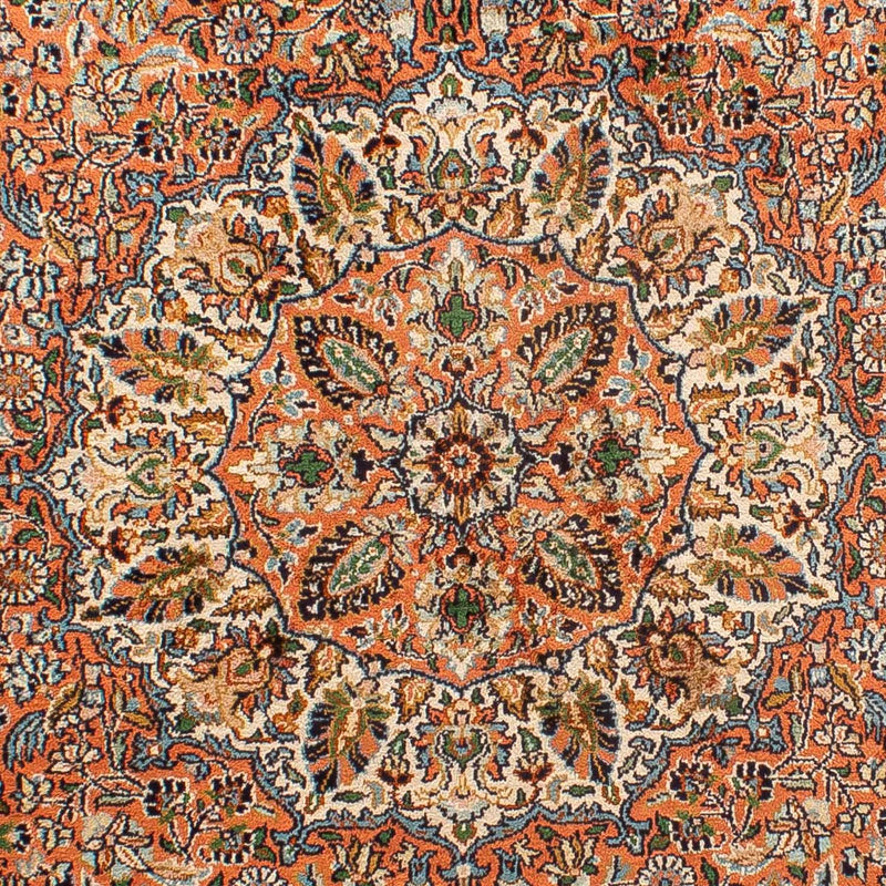 Sidenmatta - Kashmir Silk - 182 x 121 cm - ljusbrun