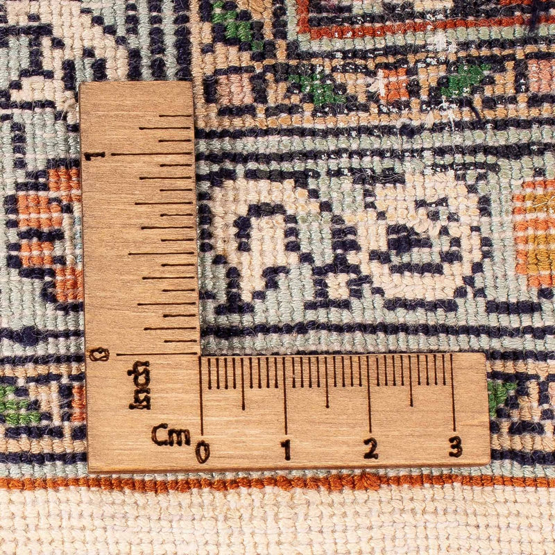 Sidenmatta - Kashmir Silk - 182 x 121 cm - ljusbrun