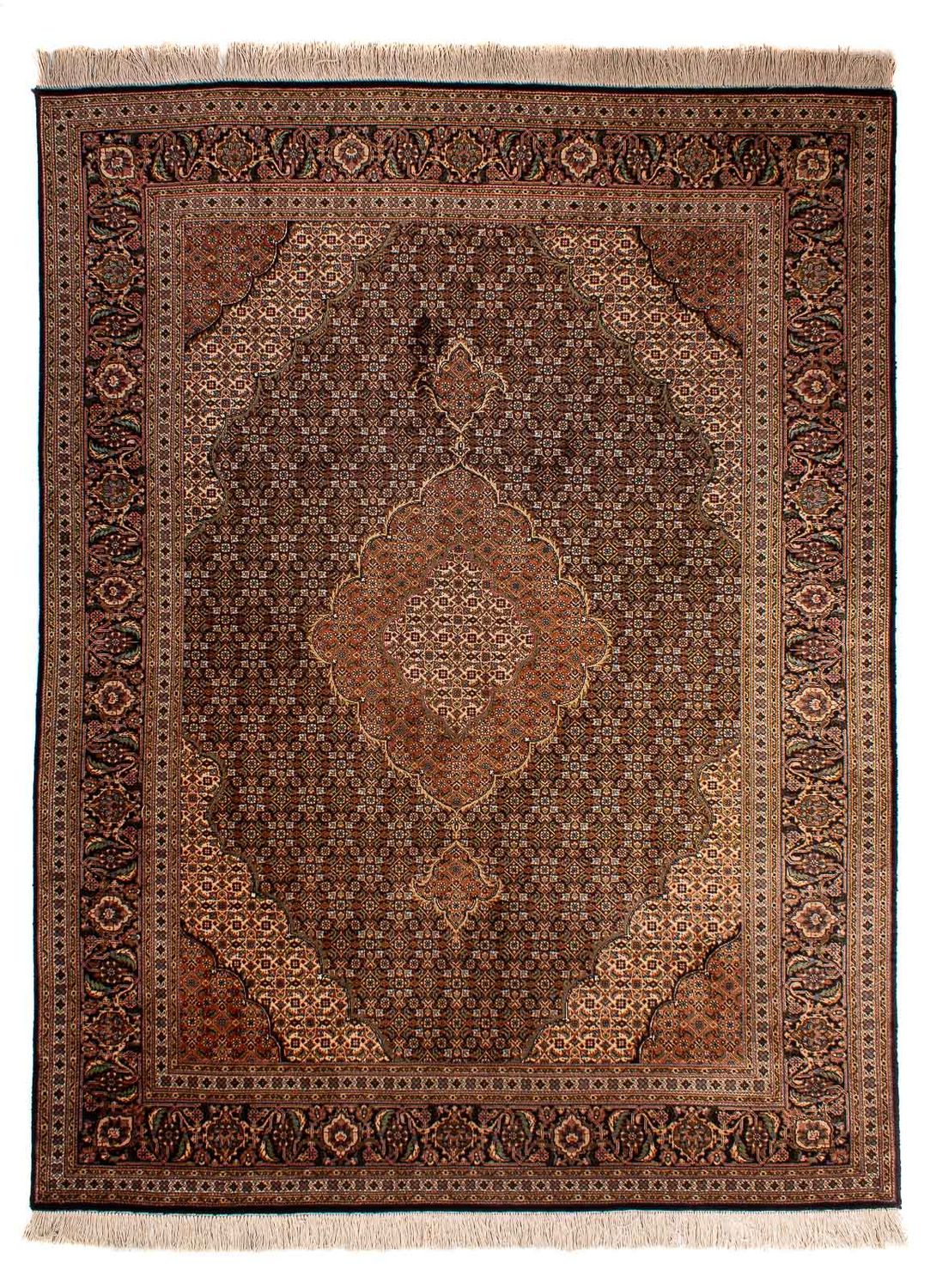 Persisk matta - Tabriz - Royal - 202 x 150 cm - brun