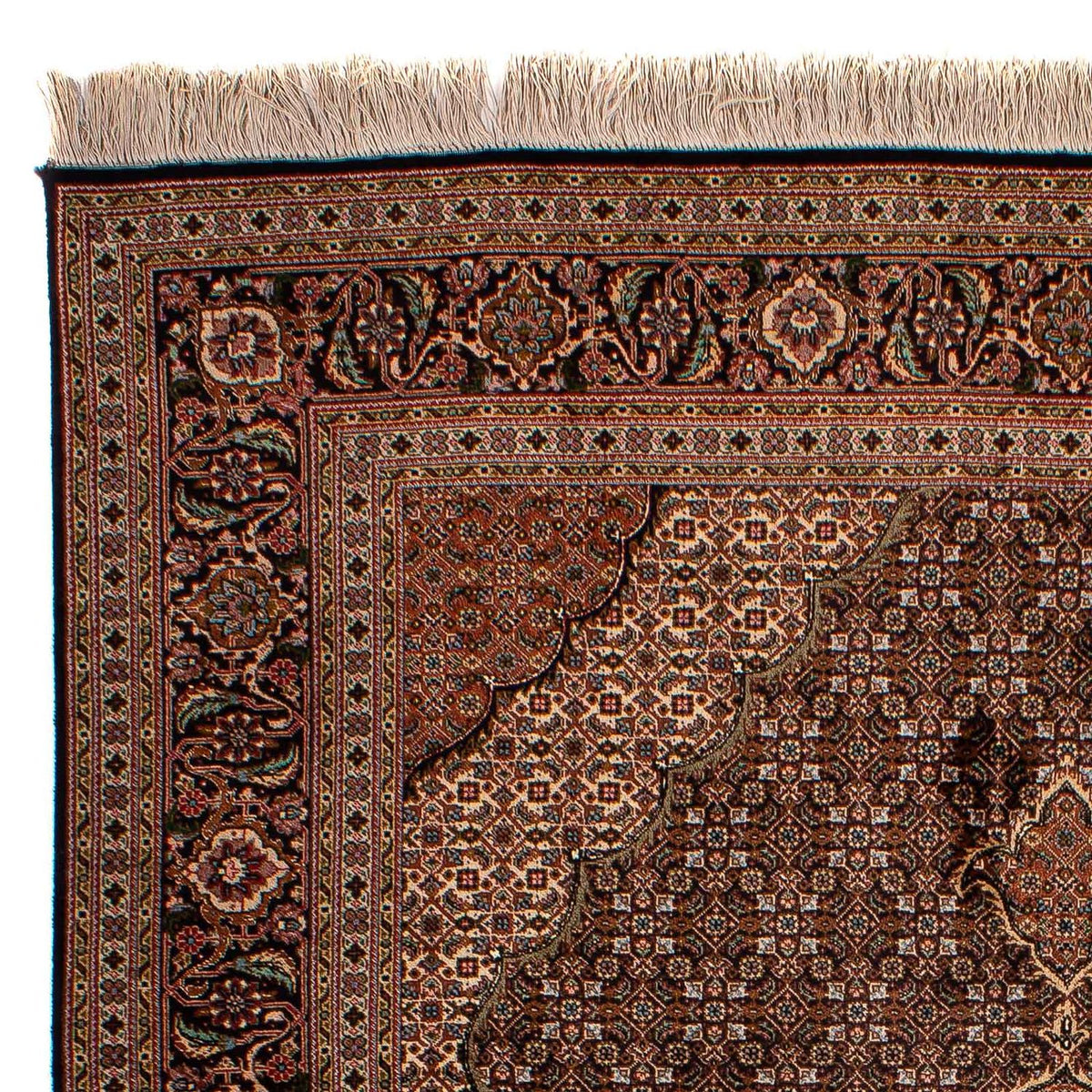 Persisk matta - Tabriz - Royal - 202 x 150 cm - brun