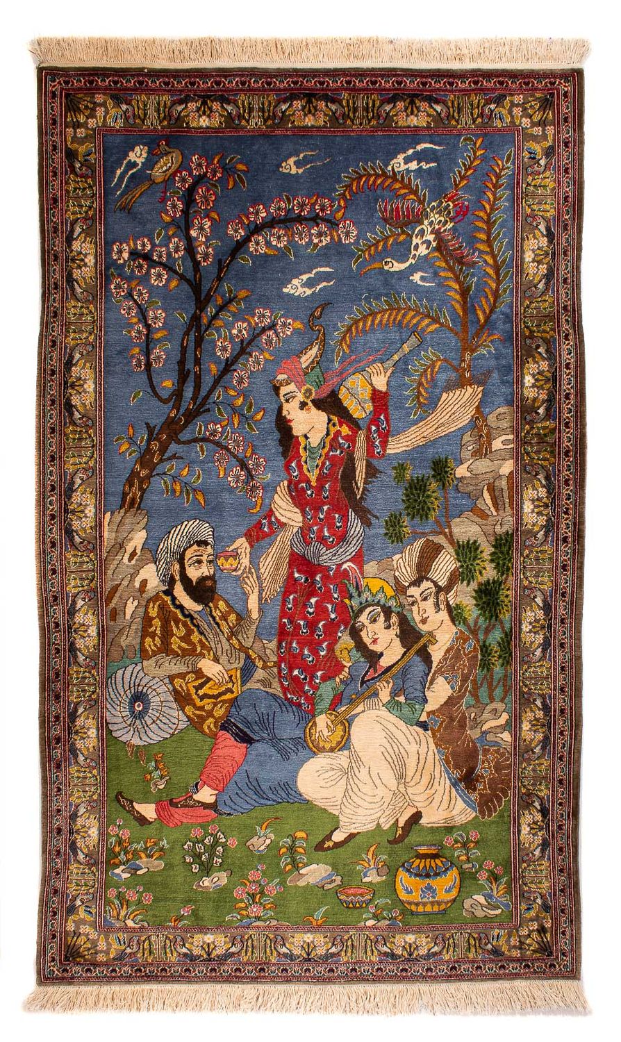 Persisk matta - Tabriz - Royal - 198 x 117 cm - flerfärgad