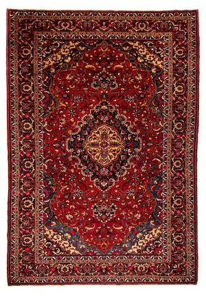 Persisk matta - Nomadic - 335 x 226 cm - mörkröd