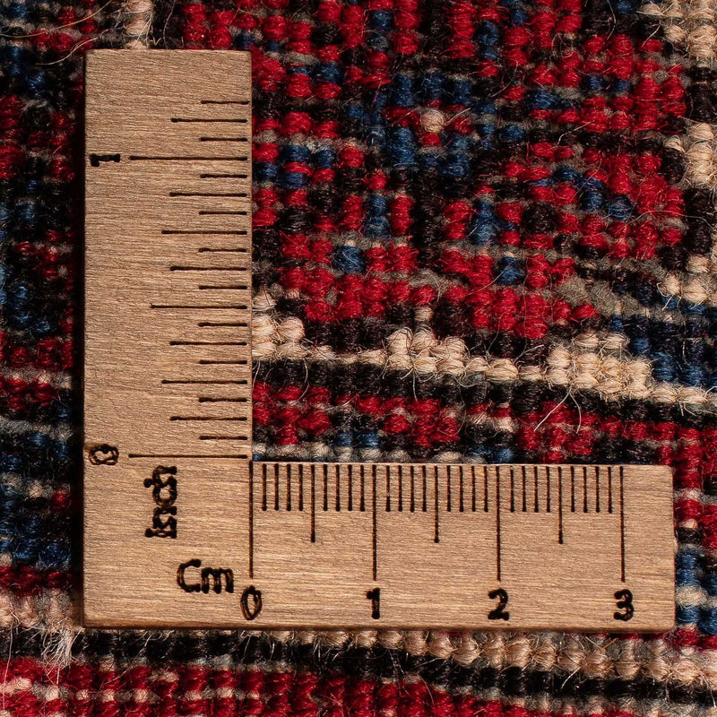 Persisk matta - Nomadic - 335 x 226 cm - mörkröd