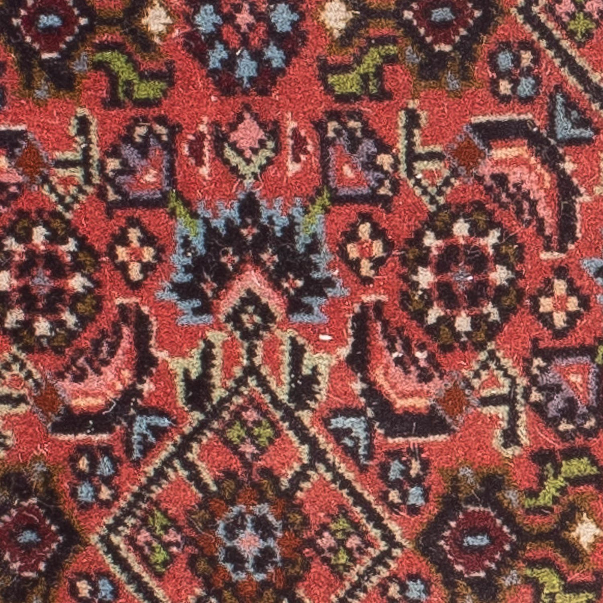 Persisk matta - Bijar - 60 x 40 cm - ljusröd