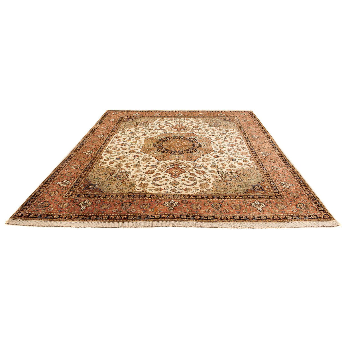 Persisk matta - Tabriz - Royal - 300 x 246 cm - beige