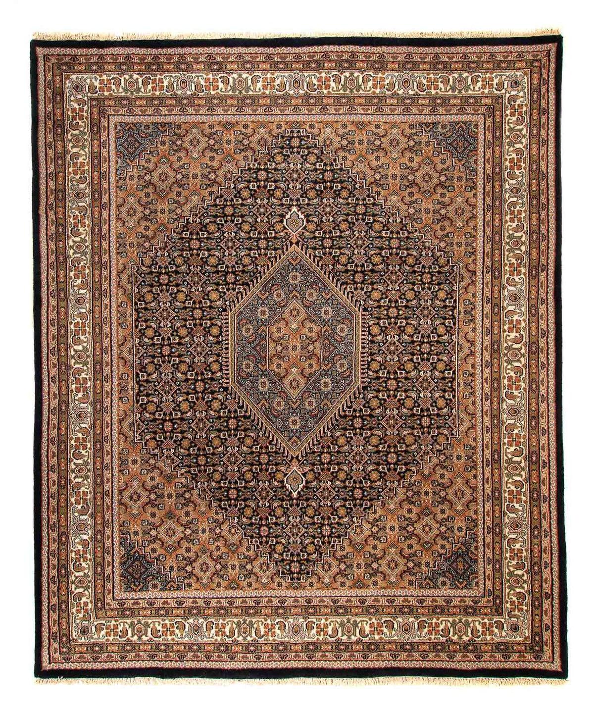 Orientaliska mattor - Bijar - Indus - 306 x 250 cm - mörkblå
