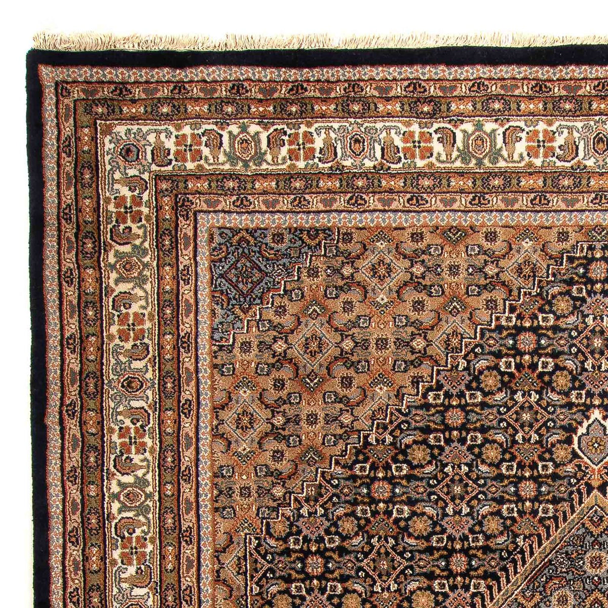 Orientaliska mattor - Bijar - Indus - 306 x 250 cm - mörkblå