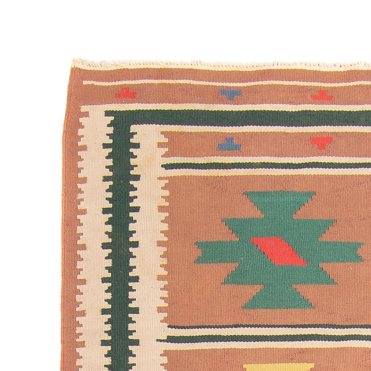 Kelim matta - trendig - 215 x 135 cm - ljusbrun