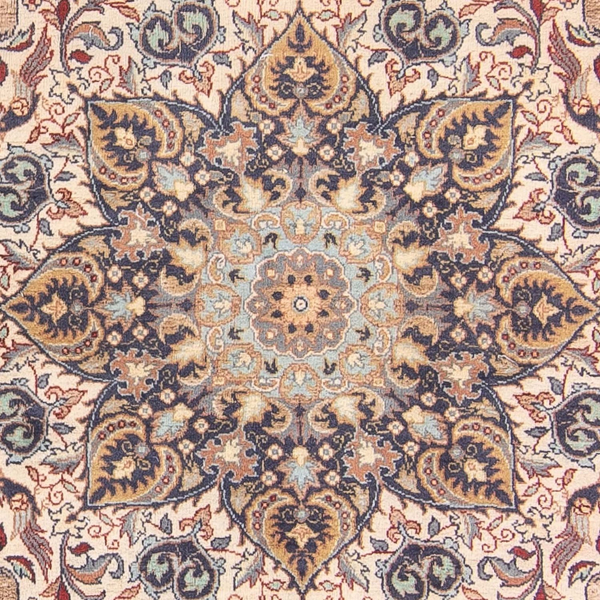 Orientaliska mattor - Indus - 223 x 140 cm - ljusbrun