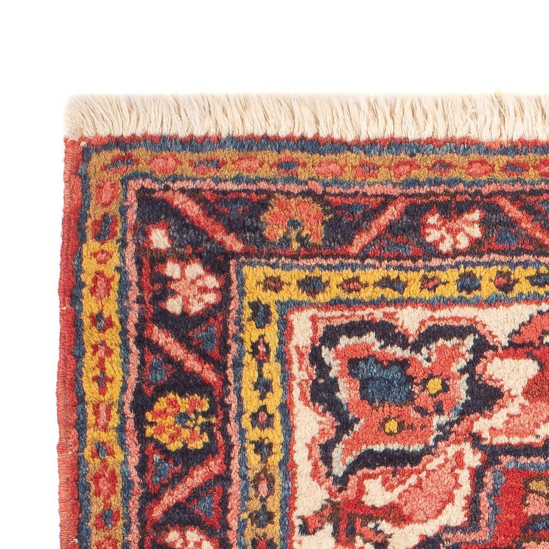 Persisk matta - Nomadic kvadrat  - 92 x 82 cm - mörkröd