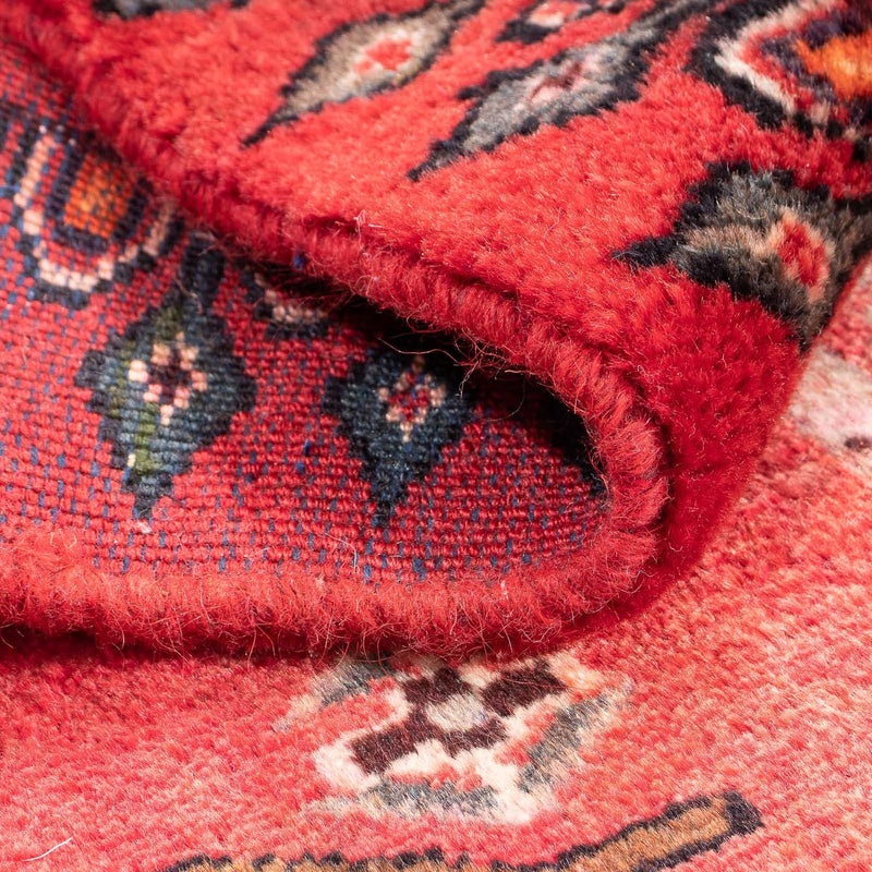 Persisk matta - Nomadic kvadrat  - 98 x 95 cm - mörkröd