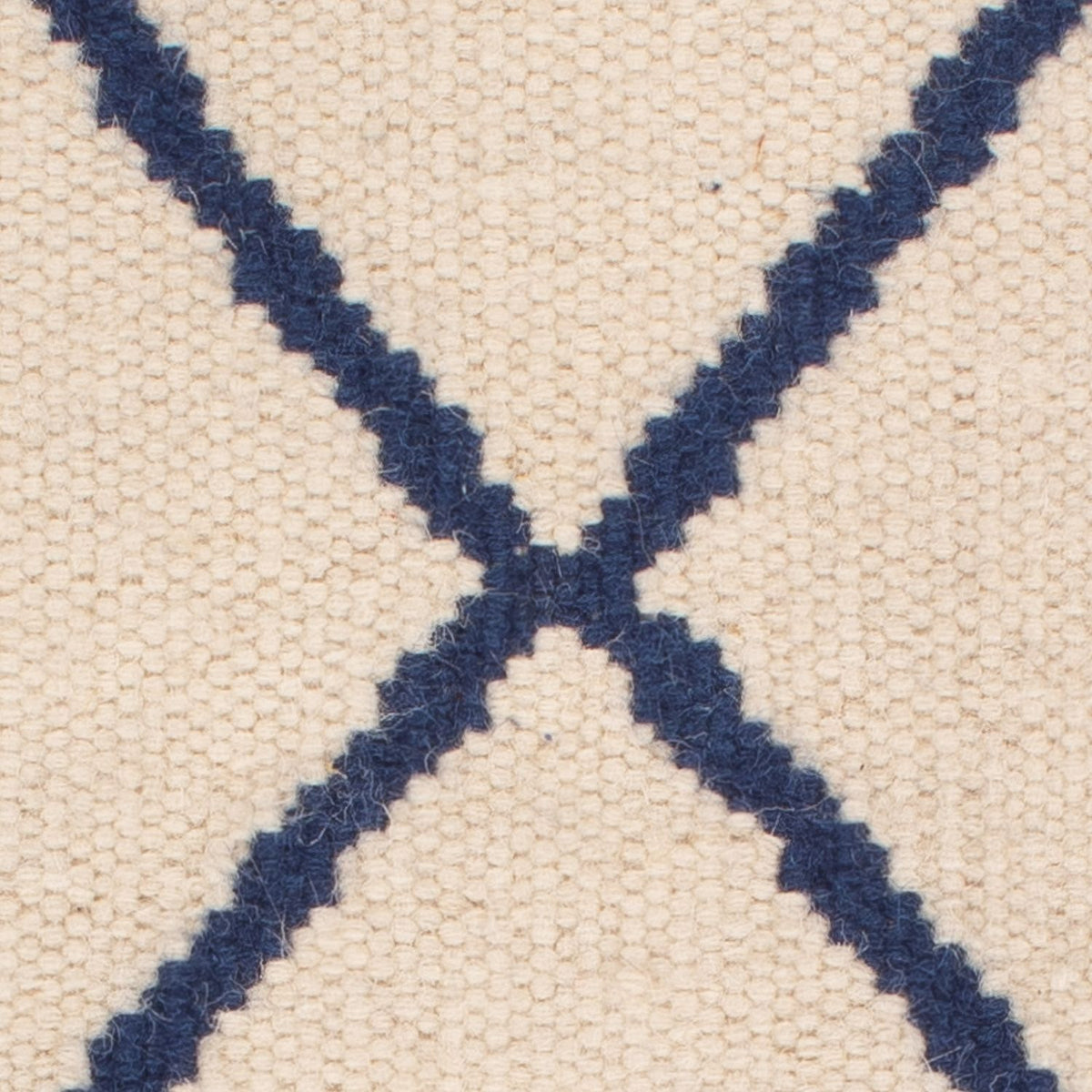 Kelim matta - trendig - 90 x 60 cm - beige
