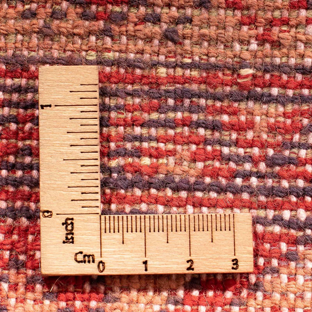 Turkaman-matta - 85 x 67 cm - röd