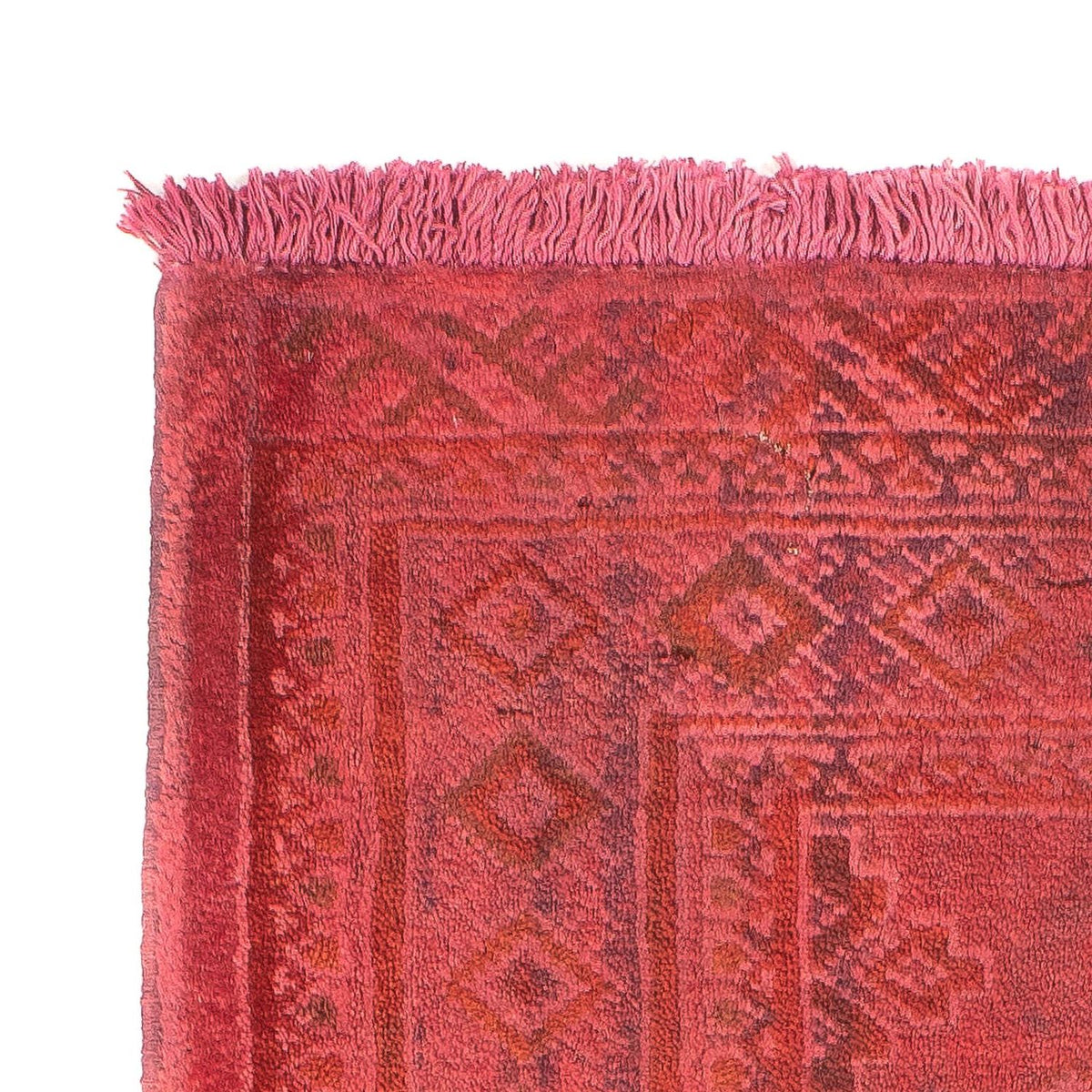 Pakistanska mattan - 89 x 68 cm - röd
