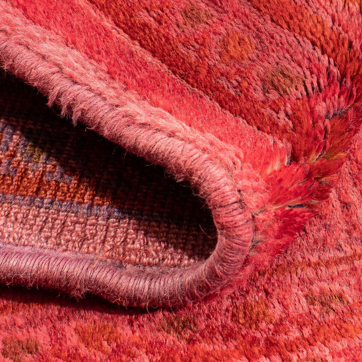 Pakistanska mattan - 89 x 68 cm - röd