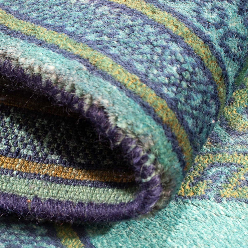 Pakistanska mattan - 92 x 64 cm - ljusblå