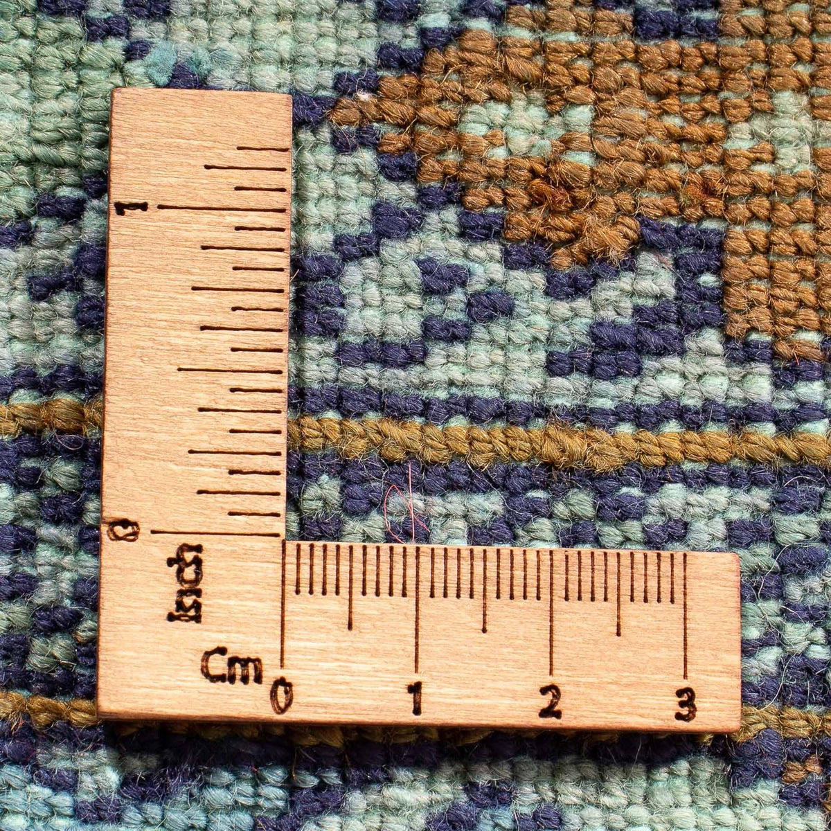 Pakistanska mattan - 92 x 64 cm - ljusblå