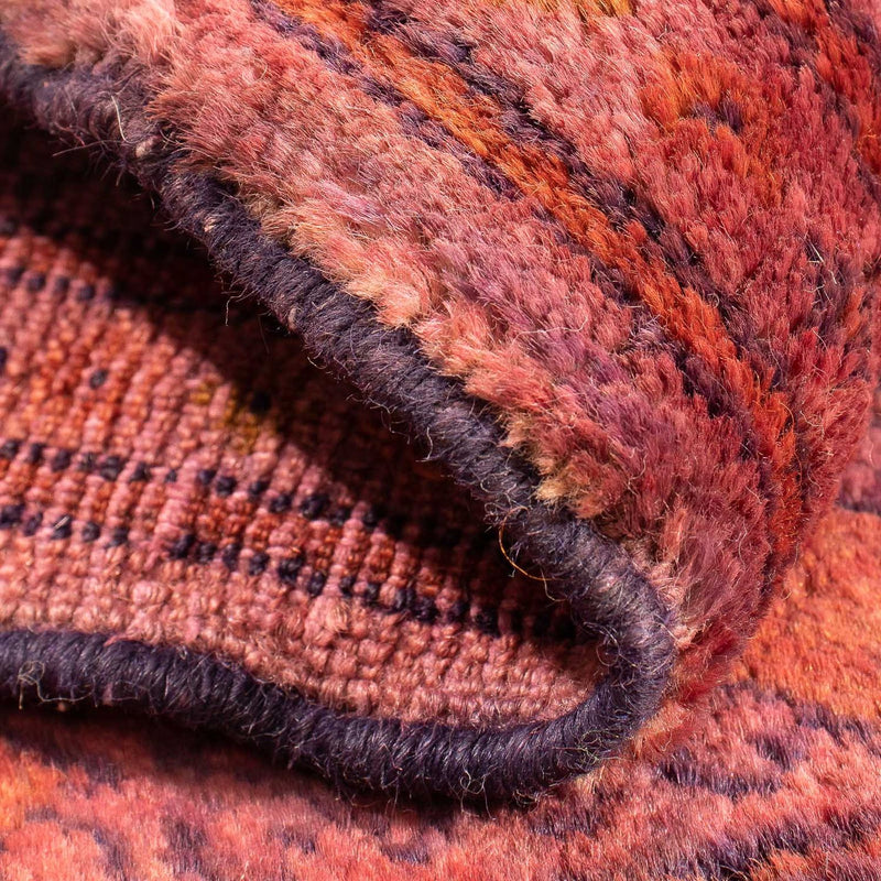 Turkaman-matta - 80 x 67 cm - ljusröd