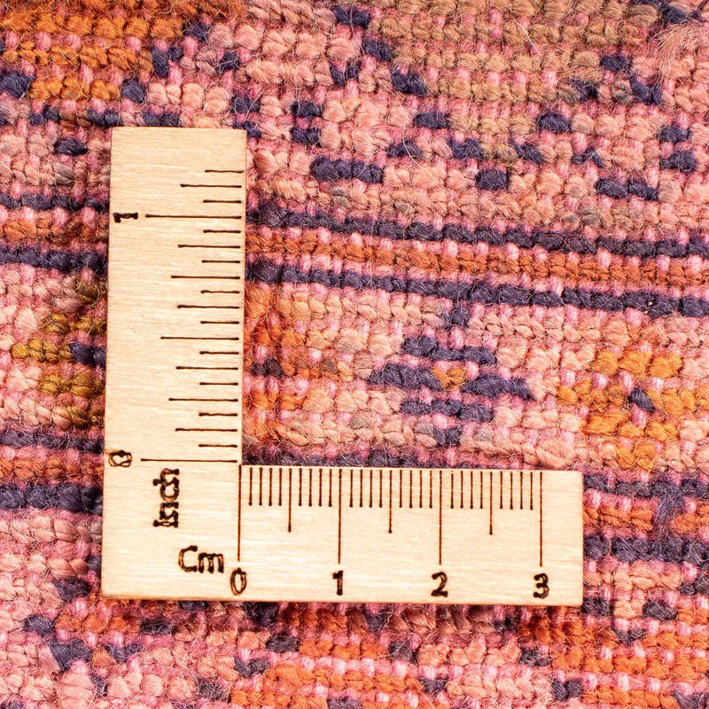 Turkaman-matta - 80 x 67 cm - ljusröd