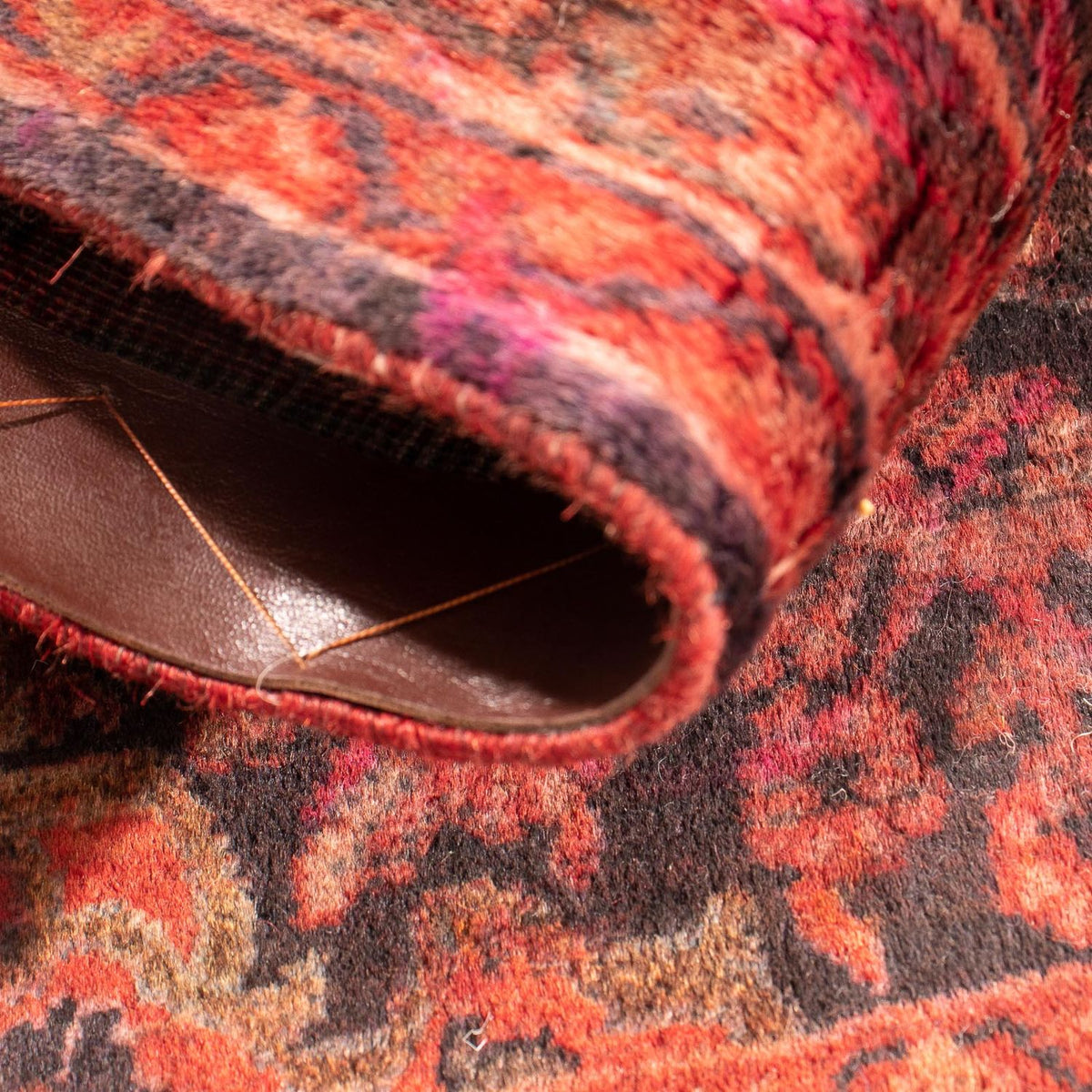 Persisk matta - Nomadic - 93 x 62 cm - mörkblå