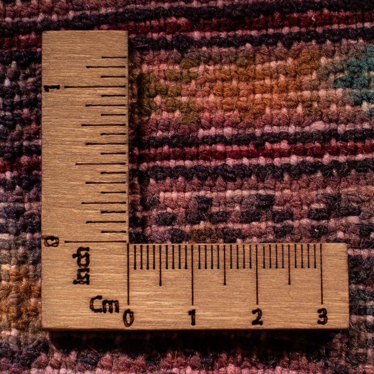 Pakistanska mattan - 76 x 56 cm - ljusröd