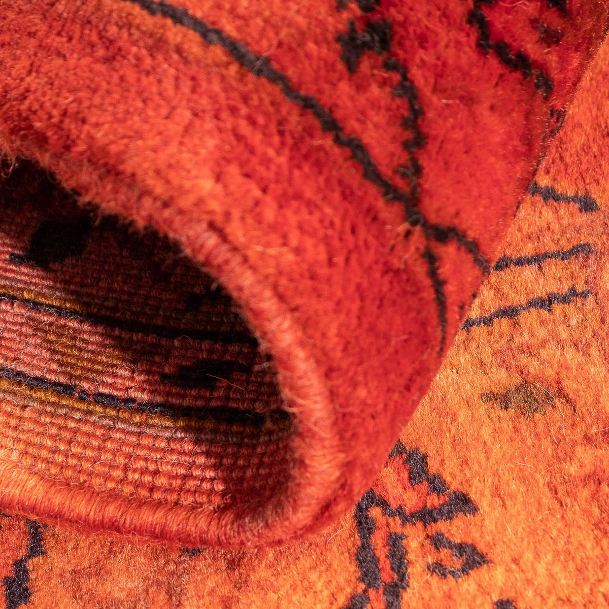 Persiska mattor - Keshan - 95 x 70 cm - rost