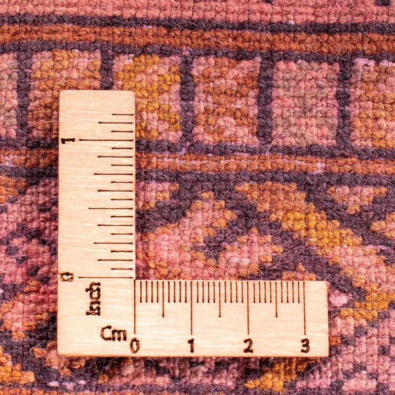 Turkaman-matta - 86 x 63 cm - ljusröd