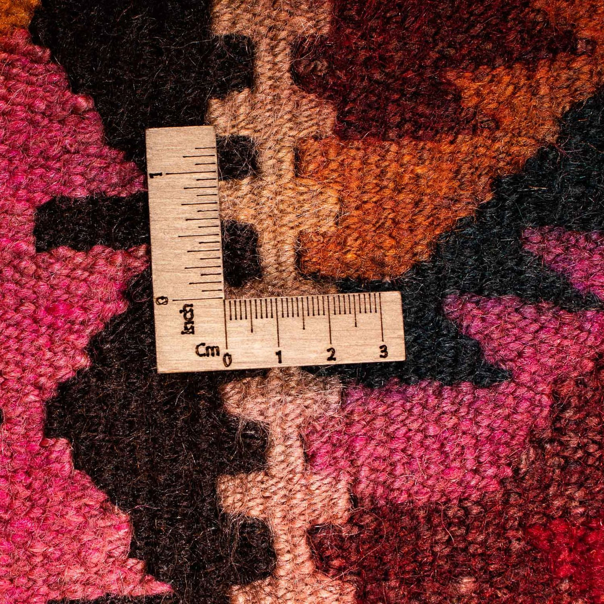 Runner Kelim-matta - gammal - 300 x 140 cm - flerfärgad