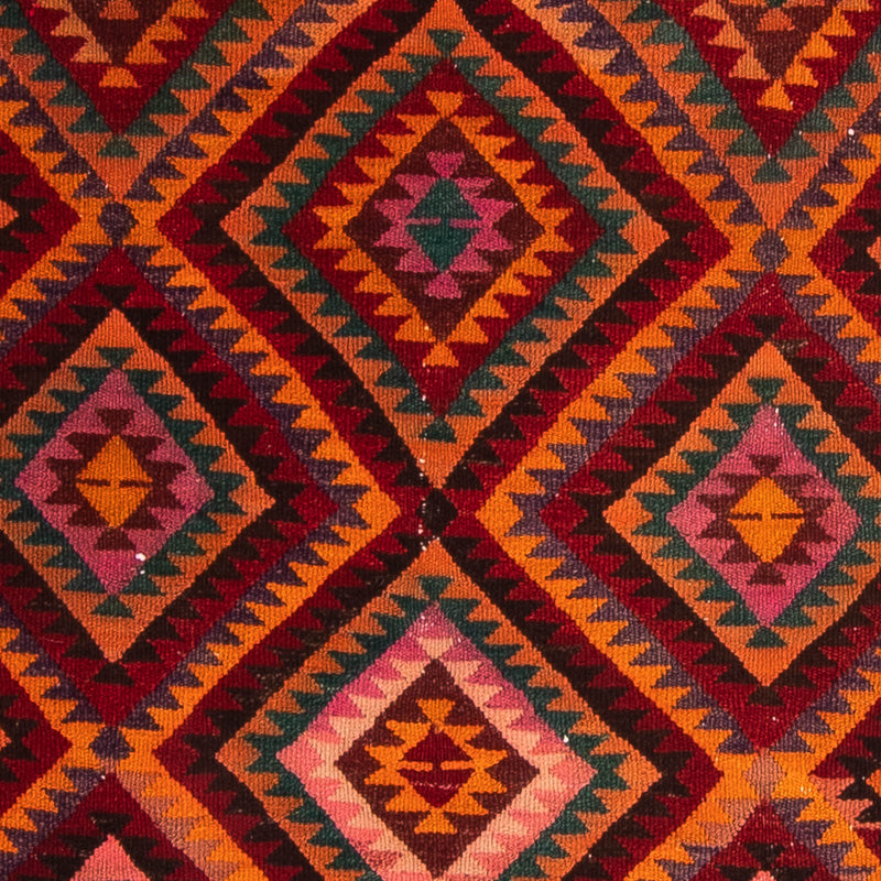 Runner Kelim-matta - gammal - 300 x 140 cm - flerfärgad