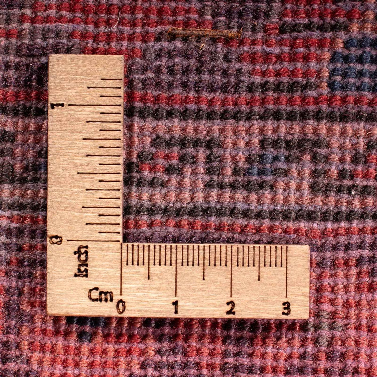 Persiska mattor - Keshan - 87 x 57 cm - mörkröd