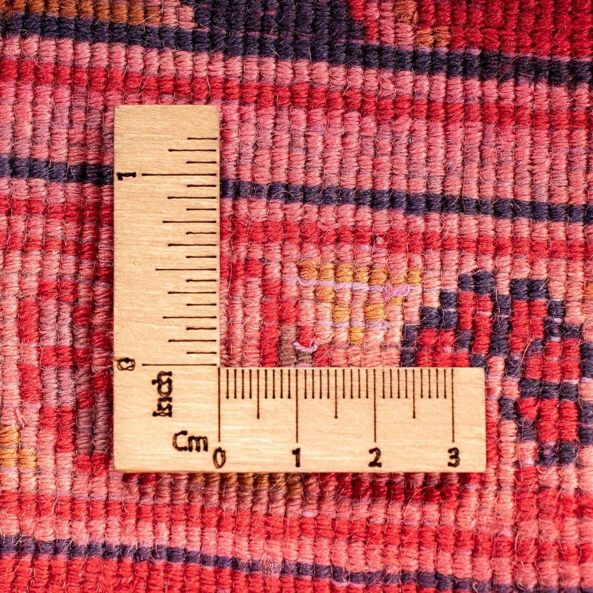 Persiska mattor - Keshan - 94 x 60 cm - mörkröd