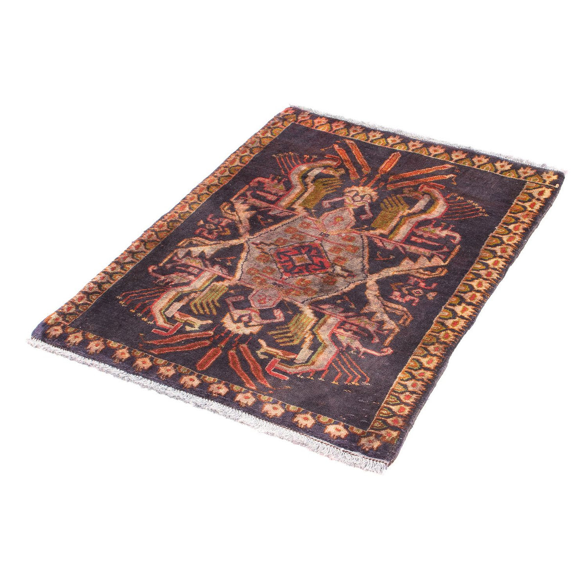 Persisk matta - Classic - 81 x 65 cm - mörkblå