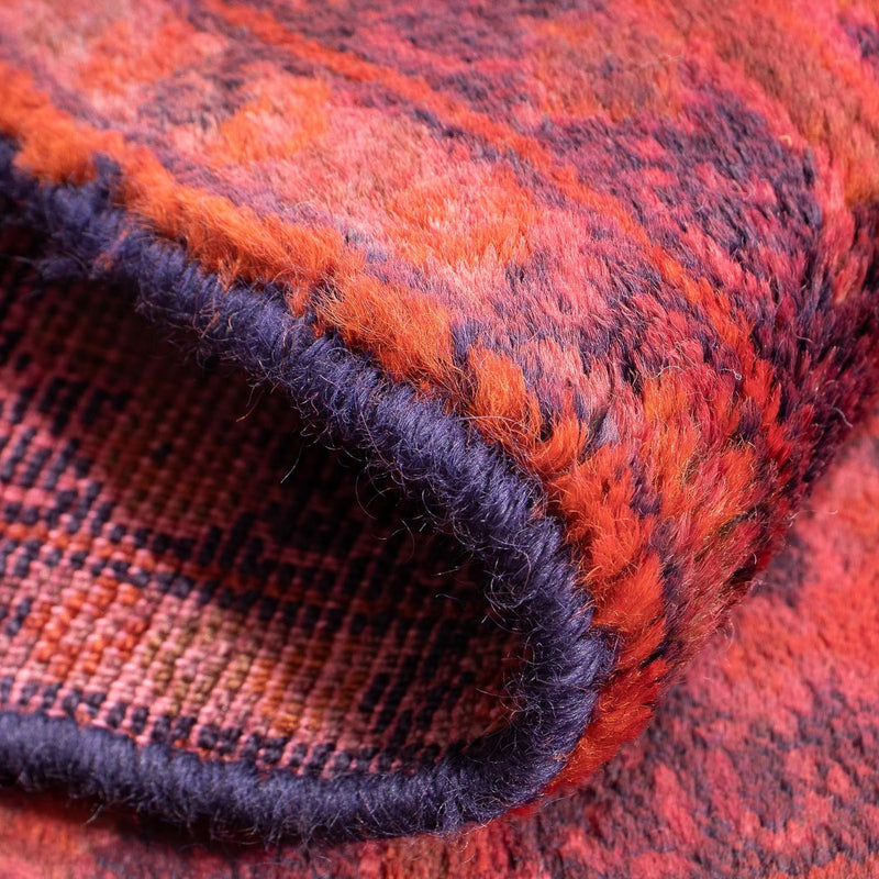 Turkaman-matta - 88 x 57 cm - ljusröd