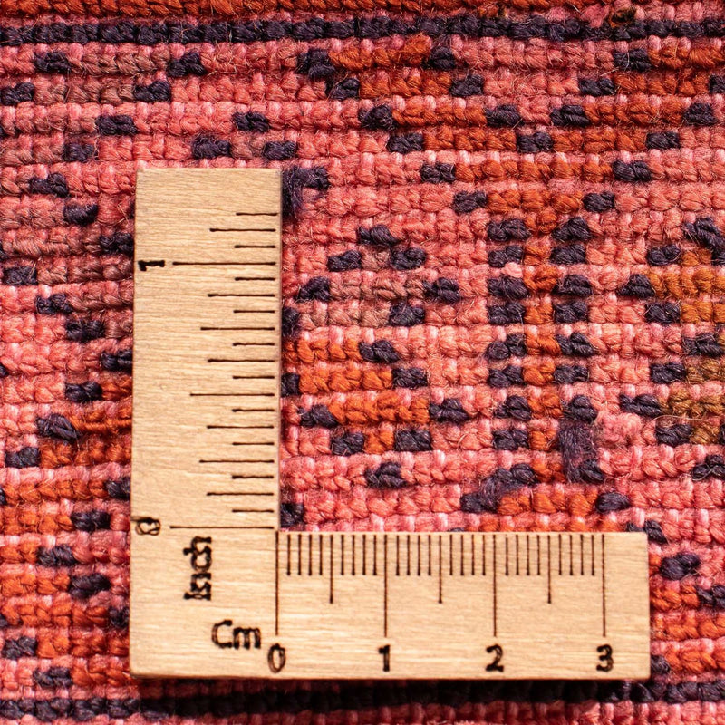 Turkaman-matta - 88 x 57 cm - ljusröd